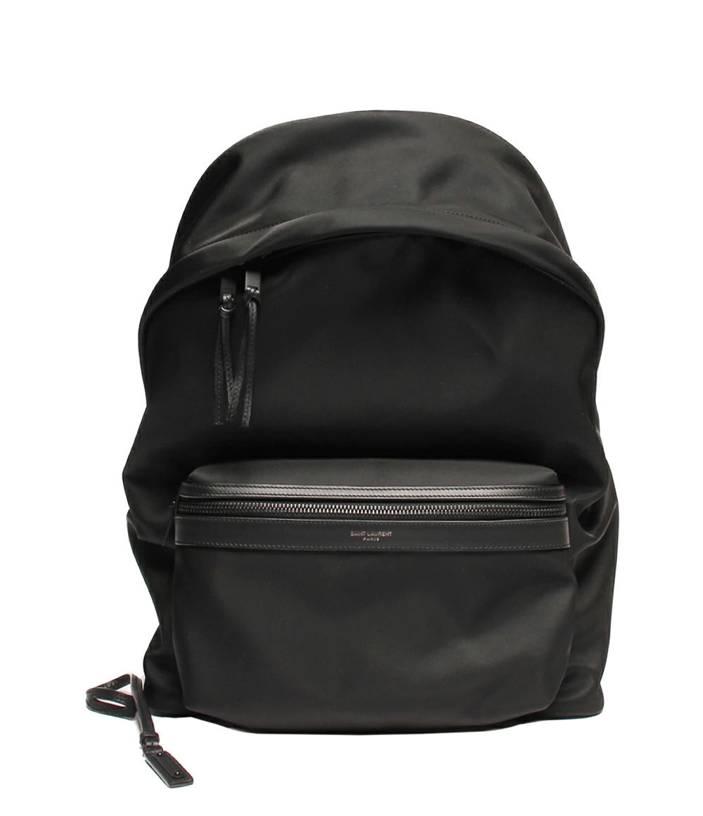 Saint Laurent Paris Rucksack Daypack City Canvas Crossbody Bag Black - Picture 1 of 8